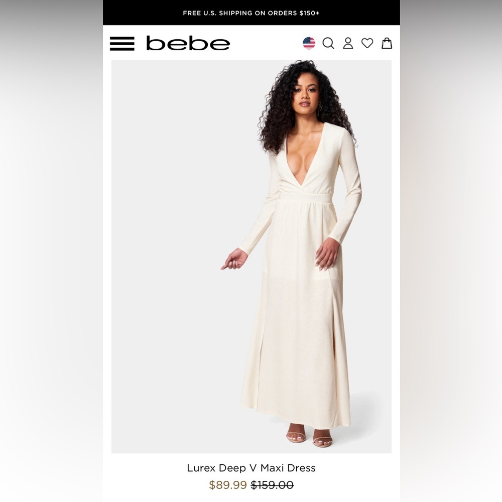 Deep V maxi dress.***PLEASE READ THE DESCRIPTION CAREFULLY, Thanks*** - Picture 16 of 16